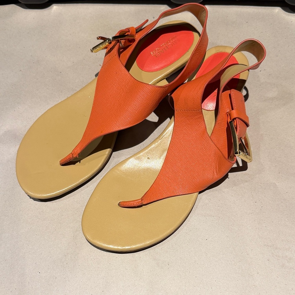 Michael Kors Women's Orange Sandals
